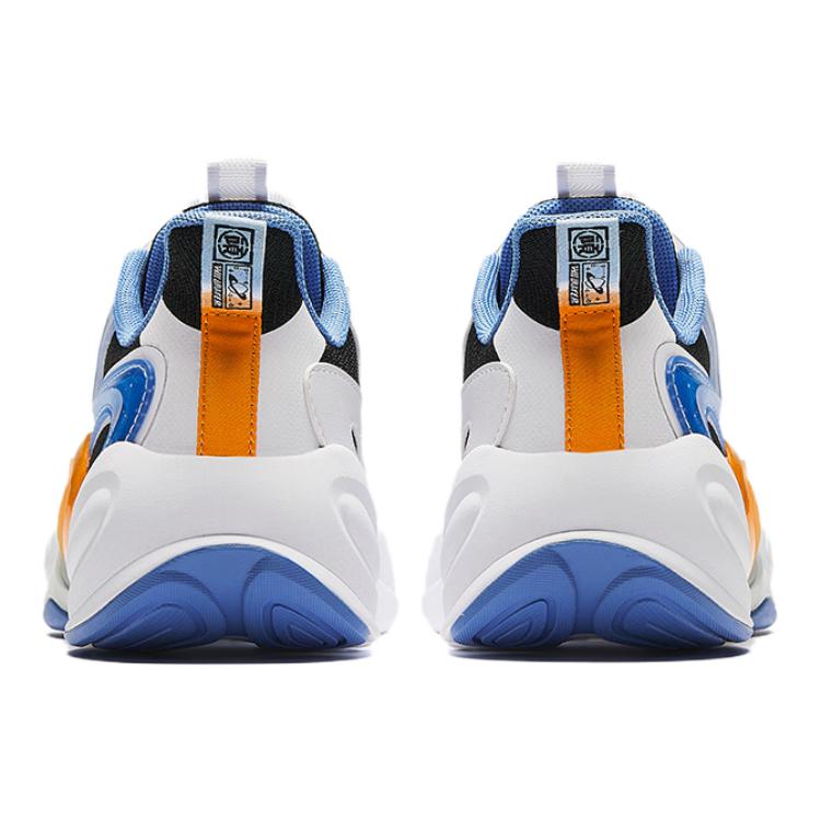 Anta Comfortable Breathable Shock Absorbing Durable Kids Casual Shoes Kids Shoes Black White Blue 312428815-5