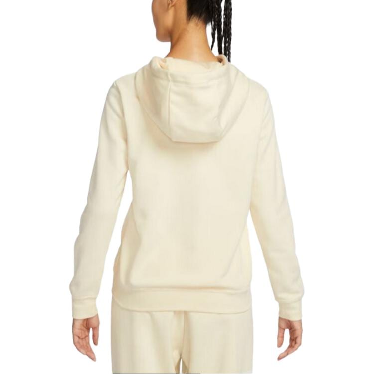 Nike Club As W Nsw Flc Gx Std Po Hd Sweatshirt Women's Beige DQ5776-113