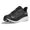 HOKA  Clifton 9 Wide Black White Women Sneakers 1132211-BWHT