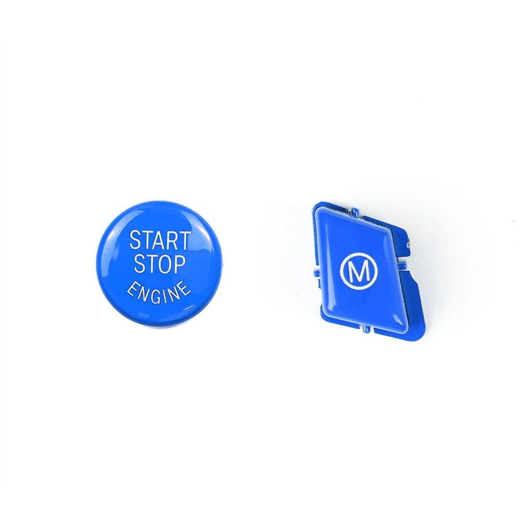 Auto Start Stop Motorzündungs-Druckknopfring mit Lenkrad-M-Tastenabdeckung für BMW 3er E90 E92 E93 M3 2007-2013