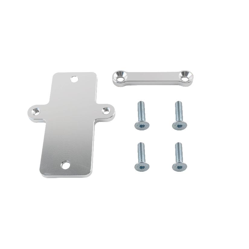 High-Quality Billet Aluminium Flex Fuel Sensor Mount Bracket - For GM, Compatible with AC Delco 13577429 & 57824279 серебряный