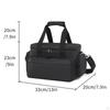 Travel Cosmetic Bag Adjustable Dividers with Pockets Tote Practical Lightweight Storage Case