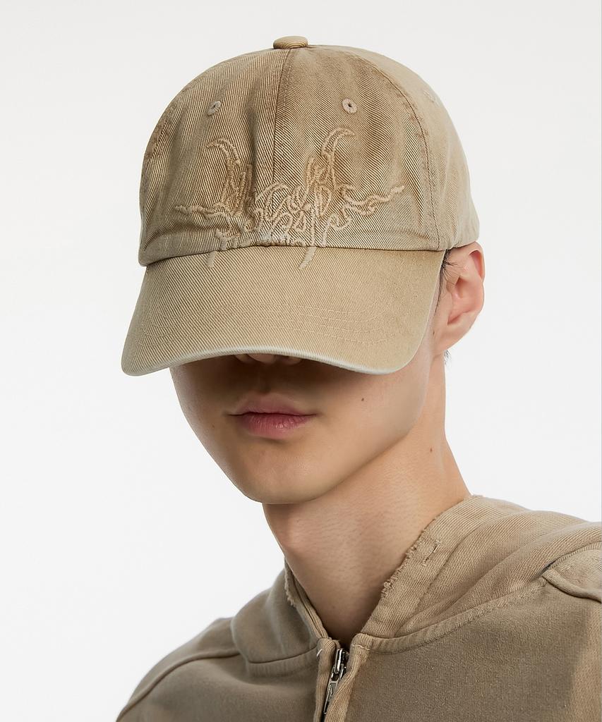 ANOTHERYOUTH Overdyed Ball Cap - Washed Beige