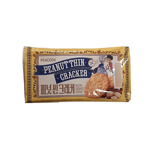 Peacock Peanut Thin Cracker 175g One thing