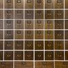 Antrader 6 Pcs 3.3" x 1.8" Office Label Holder, Metal Label Frame, Matte Black, with Screws