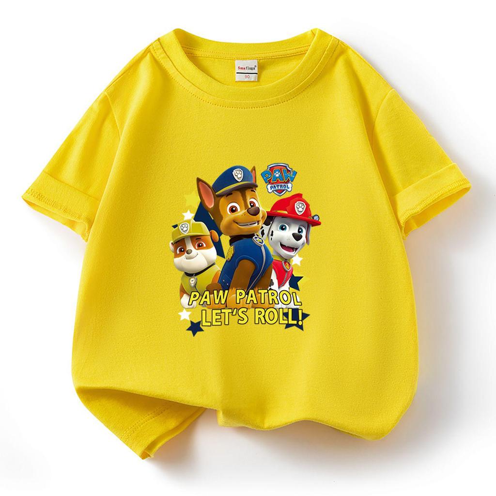 Paw Patrol Boys & Girls Short Sleeve Cotton Summer T-shirt
