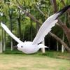 Simulated Feathered Seagulls Bird Sculpture Hanging Garden Ornament For Outdoor Balconies Wedding Parties Decoration