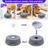 Non-Slip Base Anti-Choking Bowl Ball-shaped Design Liquid Slow Dog Bowls  Puppy Training