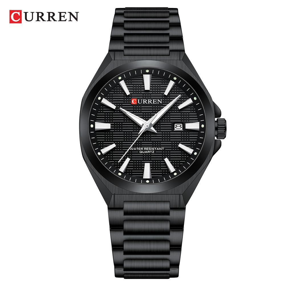 CURREN 8494 Men s Waterproof Quartz Watch with Calendar and Steel Band