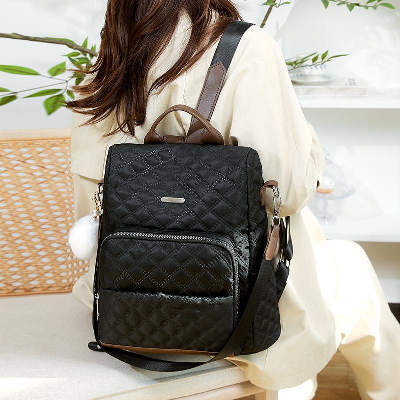 Rhomboid Rucksack Damen Großraum Anti-Diebstahl Rucksack Reisetasche