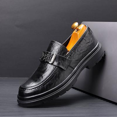 Leather Loafers Men Casual Shoes Business Brand Men Moccasins Breathable Slip On Driving Shoes Top Grade Luxury Man Men Italian
