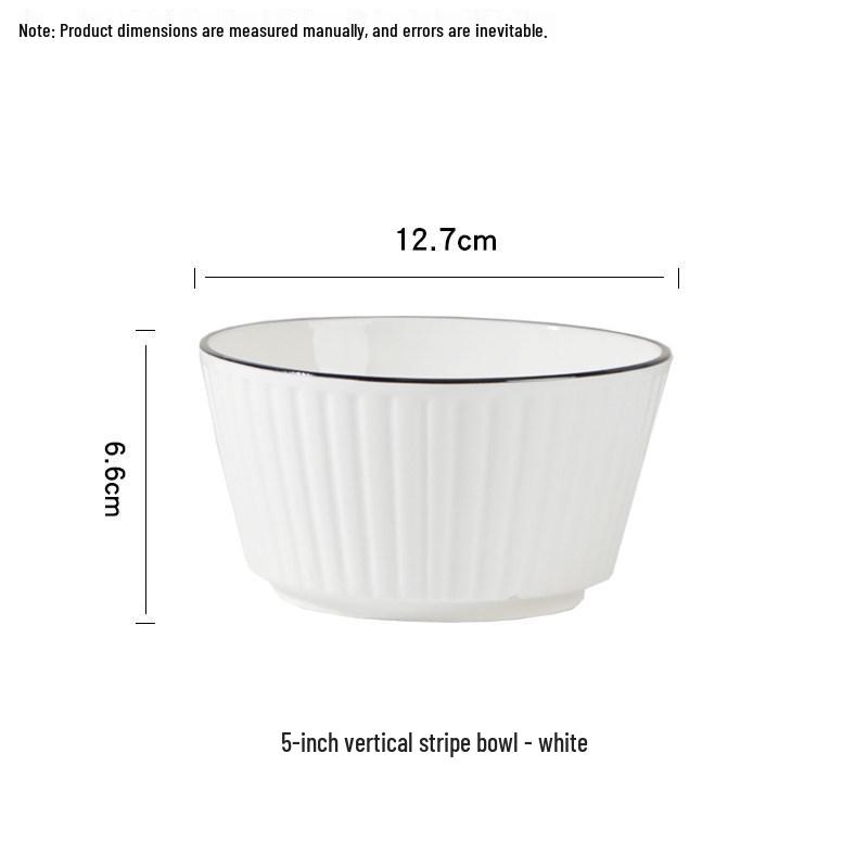 2024 Nordic Ceramic Bowl & Plate Set: New Collection for Personal Use