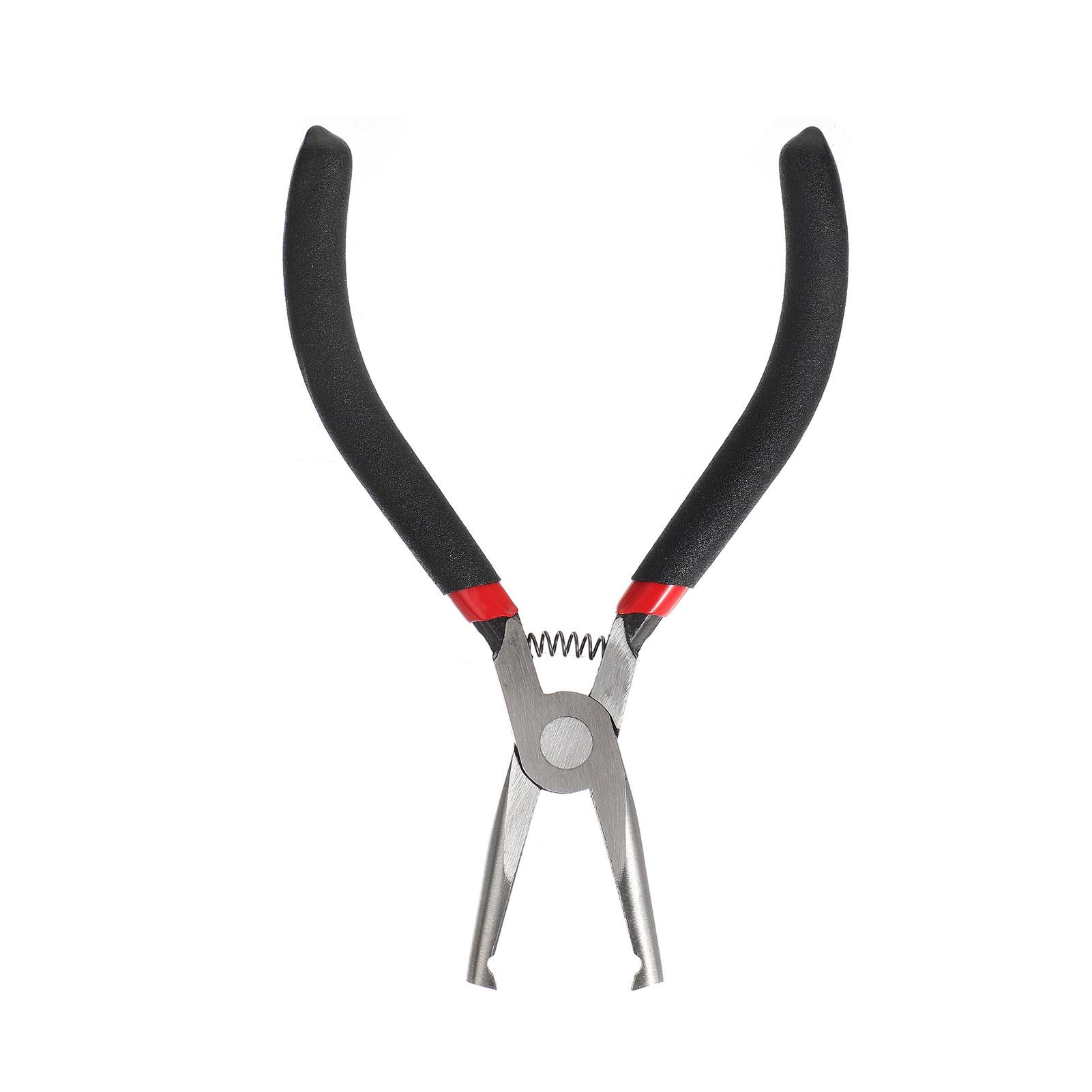

Guitar Fret Puller 6 Inch Fret Removal Tool 45 Degree Angled Jaw Smooth Fret Extraction Fret Crowning Pliers Guitar Type 1