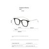 Round Myopia Glasses Blue Light Blocking Eyeglasses Women Prescription Near Sight Glasses Diopter 0 To -6.0
