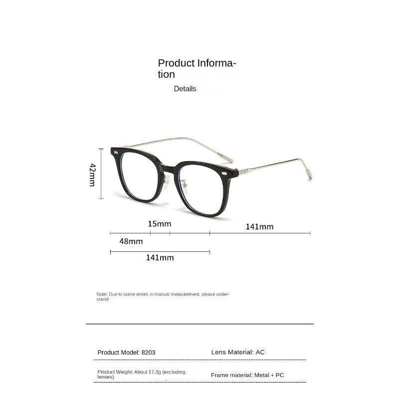 Round Myopia Glasses Blue Light Blocking Eyeglasses Women Prescription Near Sight Glasses Diopter 0 To -6.0