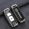 Leather Car Key Case Cover Shell For Mazda 2 3 6 Demio Atenza Axela CX-5 CX5 CX-3 CX7 CX-9 3 4 CX30 2016 2017 2018 2019 Keychain FF29