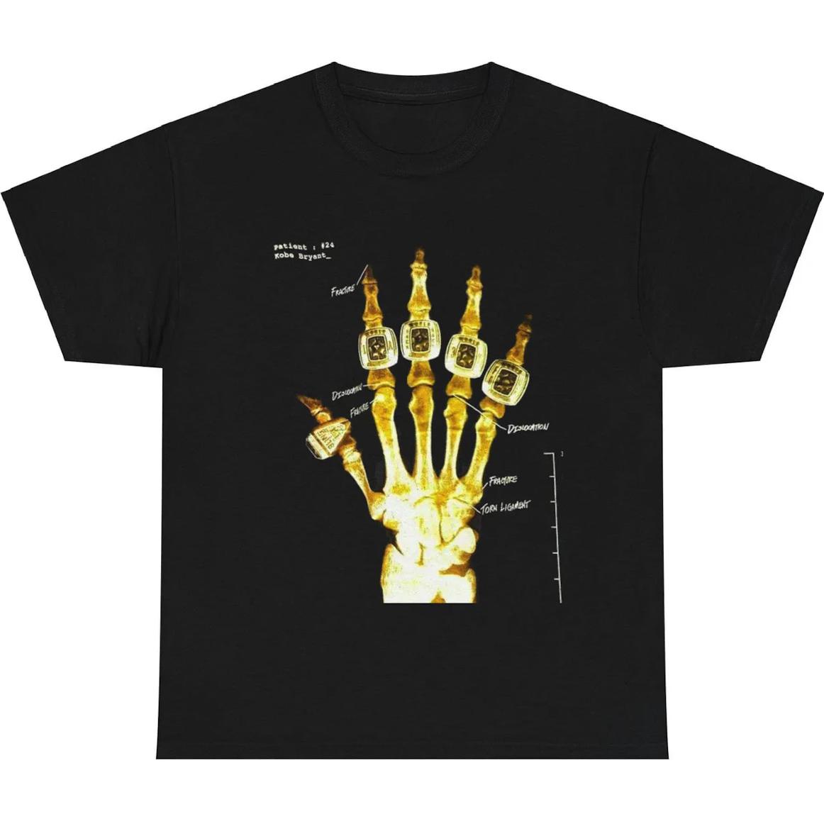 Nike Kobe Bryant Broken Not Beaten T-Shirt Black Men Tops HV6694-010 XXL