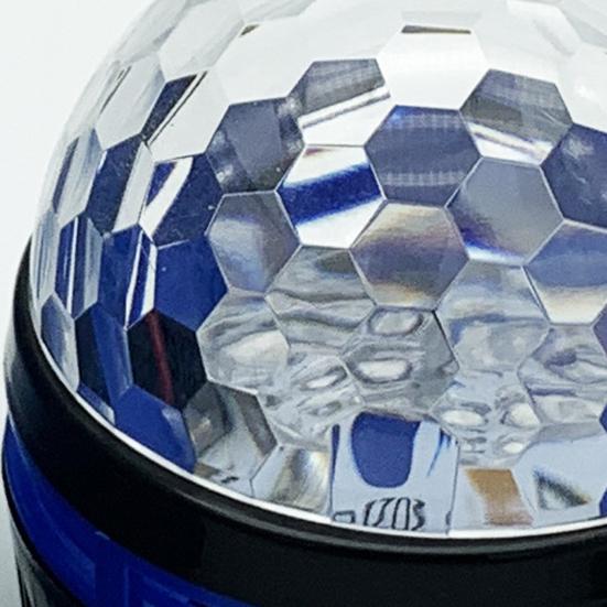 1 Set RGB Lamp Rechargeable Party Control Remote Wide Application Flicker Free Non-Glaring Rotating RGB