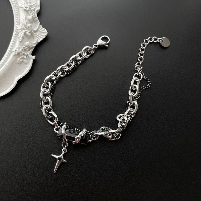 Star-shaped Bracelet with Star-shaped Pendant for Women, A Niche and Sweetly Cool Minimalist Couple's Accessory.