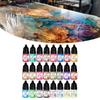 24 Bottles Ink Set Epoxy Resin Dye Jewelry Making Supplies Intense Pigment Colors Suitable for Crafting and Jewelry