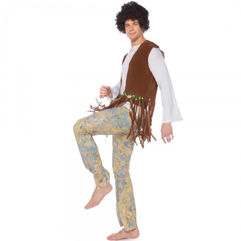 Mens Indian Tribe Costume Set Halloween Cosplay Stage Performance Disco Party M XL