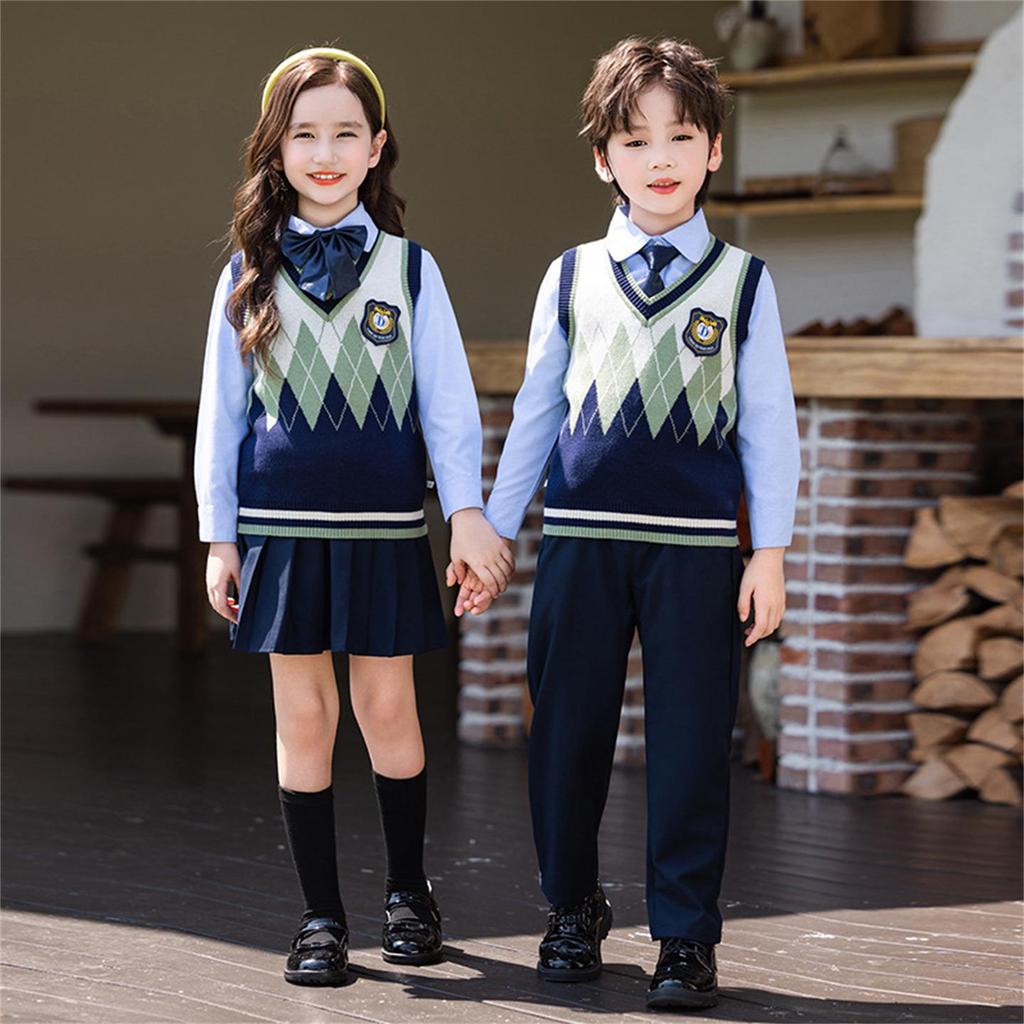 Herbst/Winter Strickjacke Aufführungskostüm für Kindergarten- und Grundschulchor