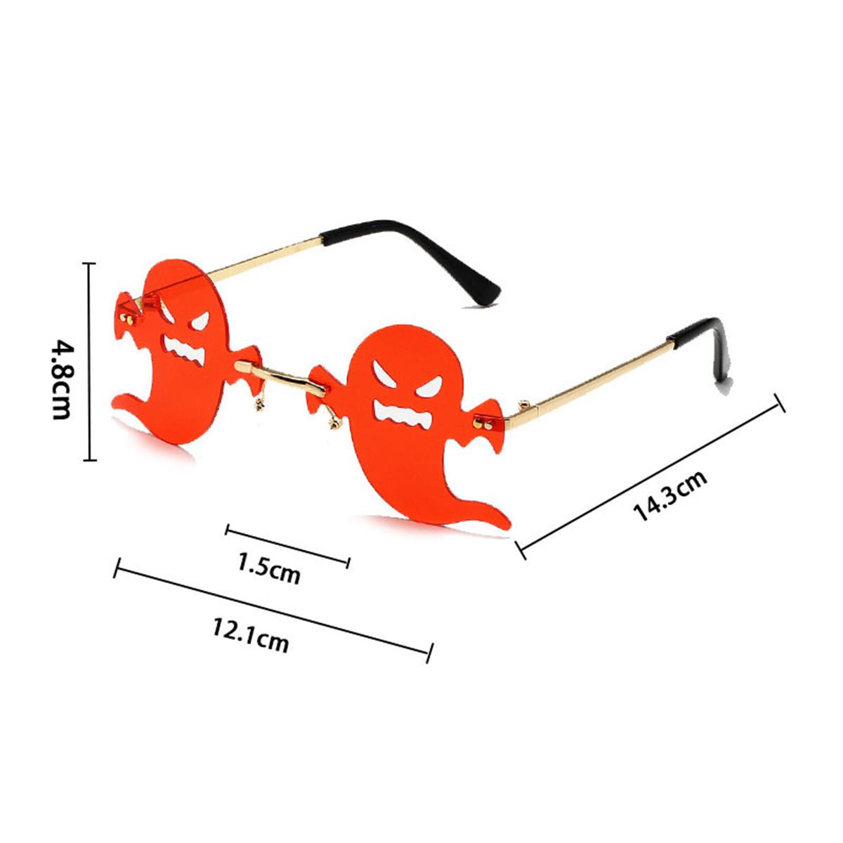 Солнцезащитные очки-призраки на Хэллоуин Новые забавные солнцезащитные очки без оправы — фото 6