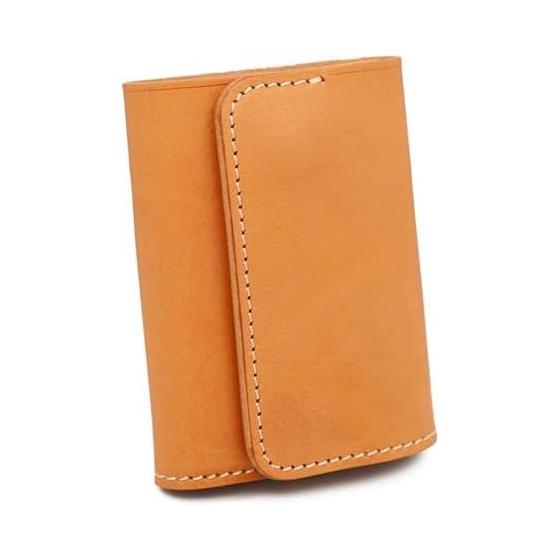 

Japan s world-famous Tochigi leather [Japanese tri-fold wallet] Compact, lightweight, small coin purse included, mini wallet EMWallet