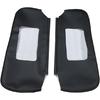 Schwarze Auto-Sonnenblendenabdeckung PU-Leder, Paar für linke und rechte Seite, Passend für Chevy Camaro Firebird 1993-2002 (Nur Haut)