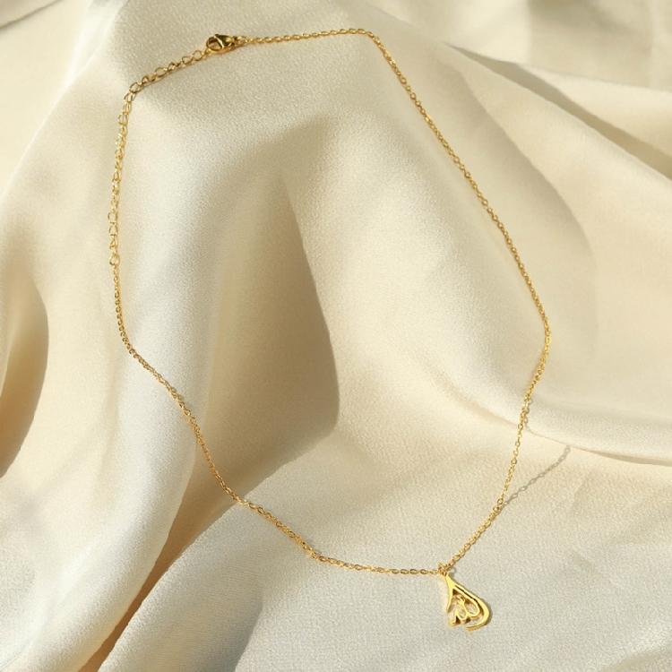 Arabic Name Necklace Symbol Choker Islamic Clavicle Chain Jewelry Couple Gift