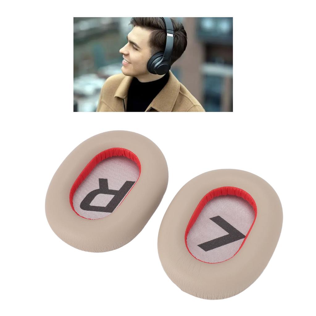 Replacement Ear Pads Soft Protein Leather Replaced Earpads Cushions for   Backbeat Pro2 SE Voyager 8200 UC Headphones