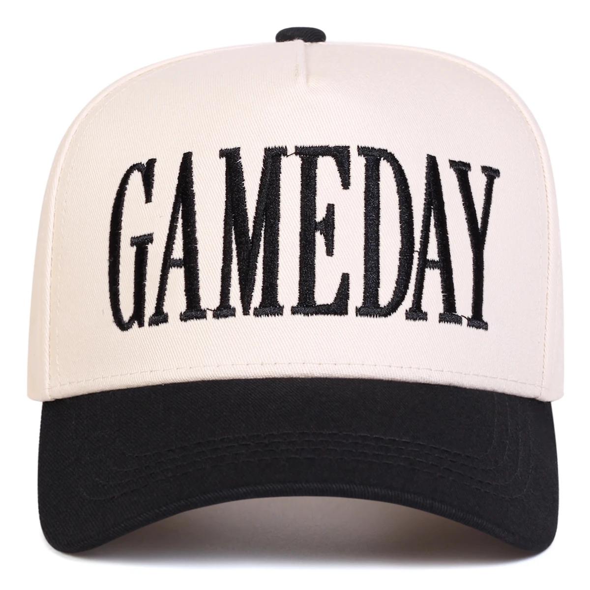

Unisex Gameday Letter Embroidery Baseball Caps Spring And Autumn Outdoor Adjustable Casual Hats Sunscreen Hat Sports Cap