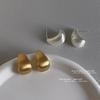 ~ Boucles d'oreilles simples en forme de goutte d'eau brossées, plaquées à l'aiguille, boucles d'oreilles, boucles d'oreilles en gros