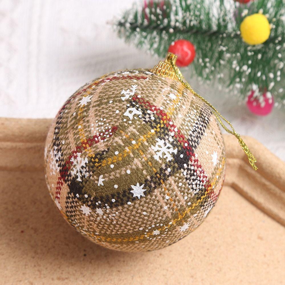 Shatterproof Christmas Foam Ball Pendant 6cm/8cm Christmas Tree Ornaments  Holiday Party Decor