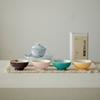 Hand Painted Famille Rose Porcelain Tea Cup Spring Summer Autumn Winter Set Chinese Gongfu Tea Ceremony Personal Cup