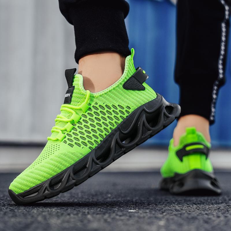 Summer breathable casual large size men's shoes sports shoes outdoor running shoes new mesh