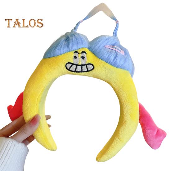 

Мультяшный плюшевый ободок для волос с животными, регулируемый размер, реквизит для косплея, головной убор для вечеринок, мытья лица, взрослых, детей, рождественский ободок для дня рождения жёлтый