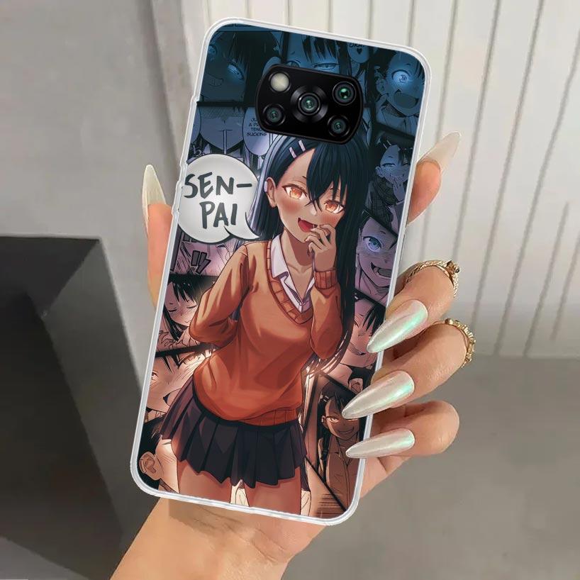Nagatoro San Anime Aesthetic Phone Case for Xiaomi Poco X7 X6 X5 X4 X3 Nfc F6 F5 F4 GT F3 F2 Pro F1 M5S M4 M3 5G Soft Funda Prin