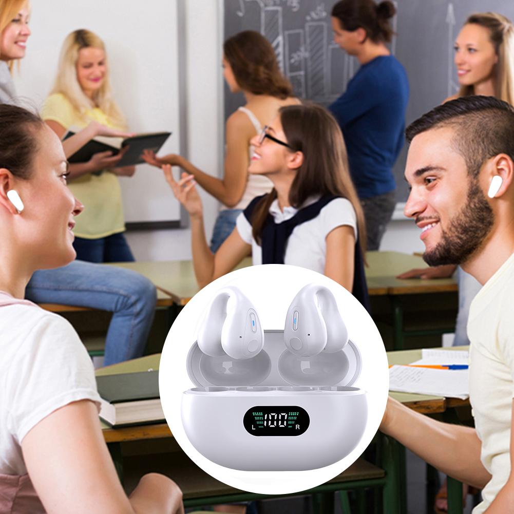 144 Languages Real-time Translation Earbuds Bluetooth-Compatible 5.4 AI Intelligent Translate Earbuds for Travel and Business