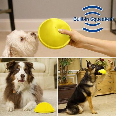 Small Dog Toys Rubber Dogs Squeaker Toys Pets Sound Squeaky Dumbbell Shape Chewing Toy Dog Games Products