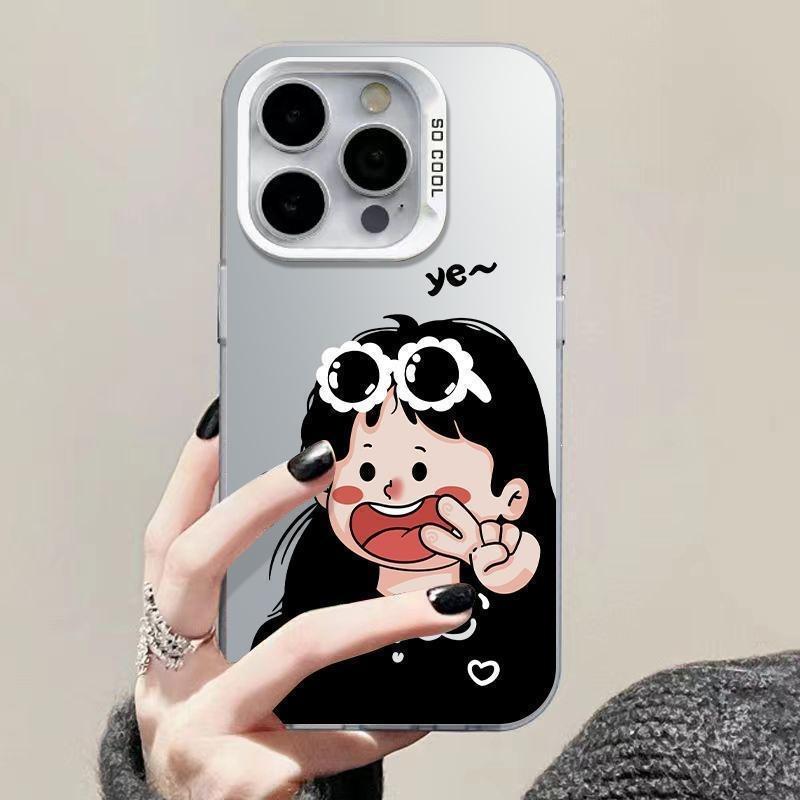 Bier Couple Applies Apple 16promax Mobile Phone Case iPhone14 Simple Wind 13 Personality 15 Creative Xr Hard