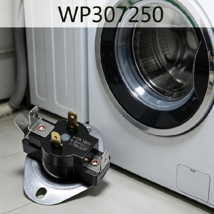 WP307250 Dryer High Limit Thermostat Replacement Home Appliance Repair Part for Frequent Laundry Operations Enduring