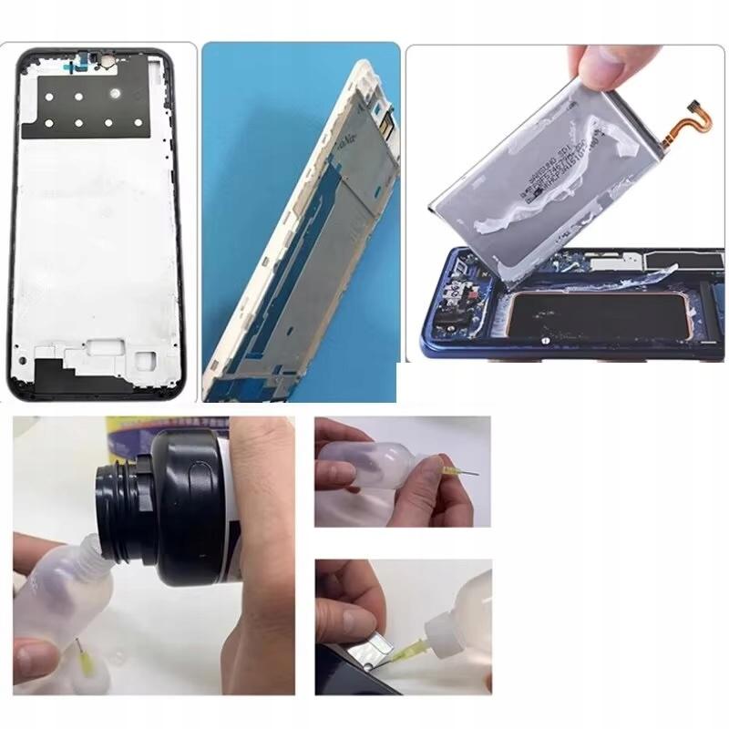 HT-S618 PUR Glue Solvent 200ml – Phone Frame & Battery Removal Liquid, Precision Disassembly for iPhone Xiaomi Oppo, Safe on Housing