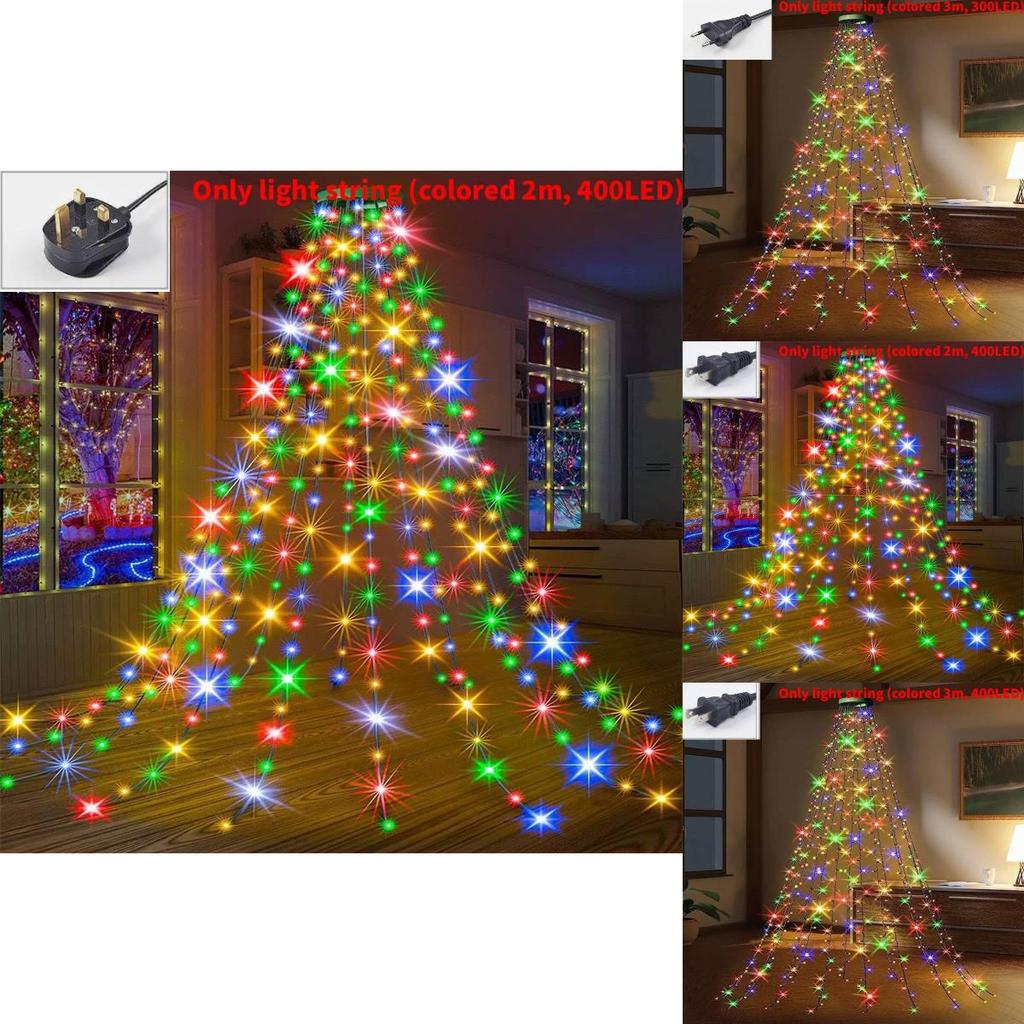 Christmas Tree Led Lights With Low Voltage Power For Festive Home Decor