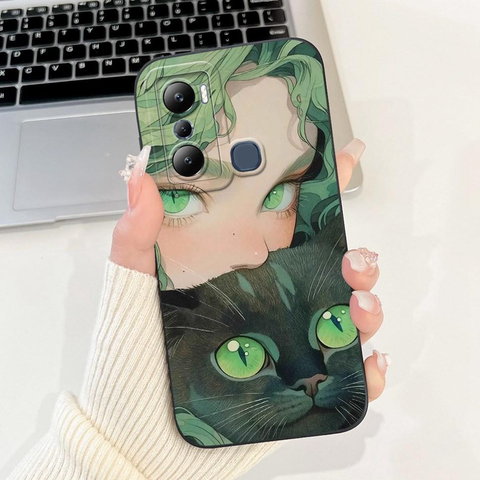 For Infinix Hot 20i Case X665C X665E Cover Silicone Soft Phone Case For Infinix Hot 20i 20 i Fundas Coque 6.6" Shockproof Bumper