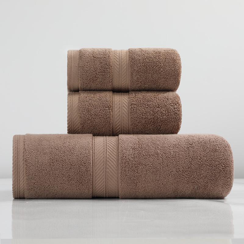 100% A-Grade Antibacterial Cotton Bath Towel - Thick, Soft, Absorbent, Quick-Drying, Adult Size Washcloth