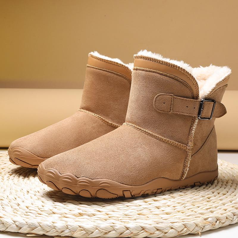 

Men s and Women s Non-slip Waterproof Outdoor Snow Boots with Warm Velvet and Thick Sole. 46 верблюд