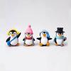 Creative Resin Skiing Penguin Desktop Ornament for Home or Car Decoration