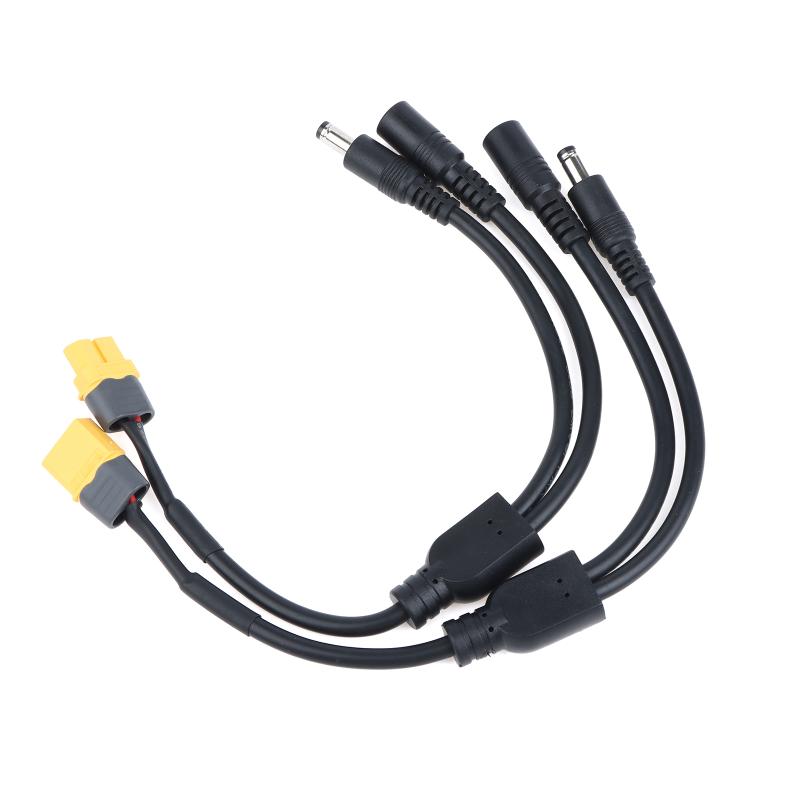 XT60 Stecker auf DC5521 Splitterkabel 1 zu 2 DC 5.5X2.1 Stecker Buchse 0.75 Quadrat Millimeter Draht 19V 24V Netzkabel Adapter