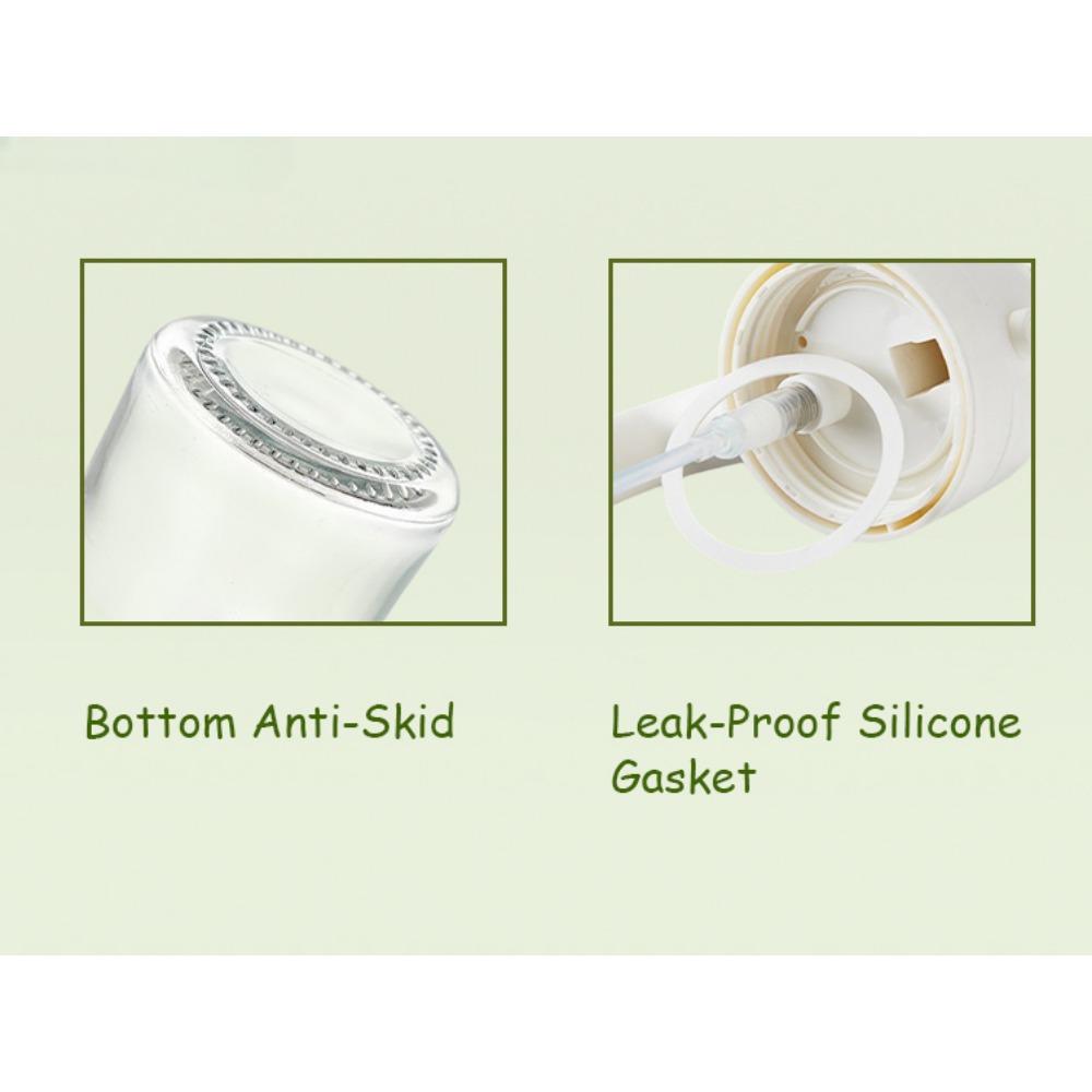 Dispenser Bottle for Kitchen 2 in 1 Olive Oil Dispenser and Oil Sprayer - 470ml Olive Oil Bottle - Oil Sprayer  Cooking Kitchen Salad, Barbecue Black